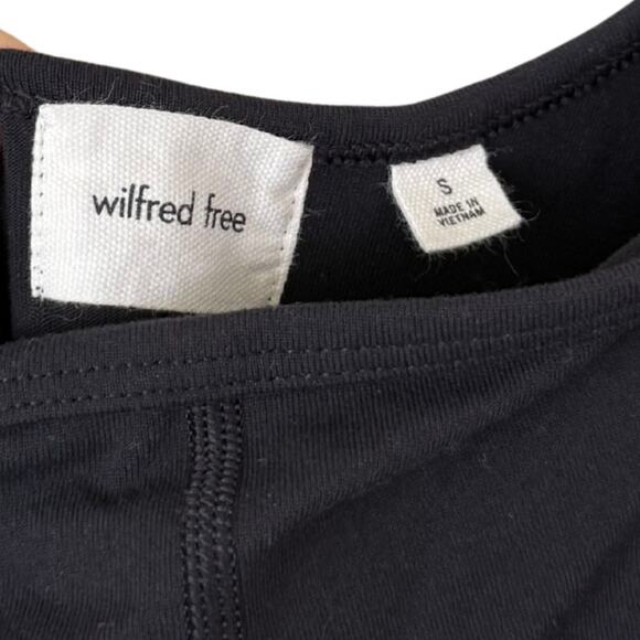 Wilfred Free Aritzia Divinity One-Piece Activewear Pilates Jumpsuit Black- Small - Picture 4 of 4